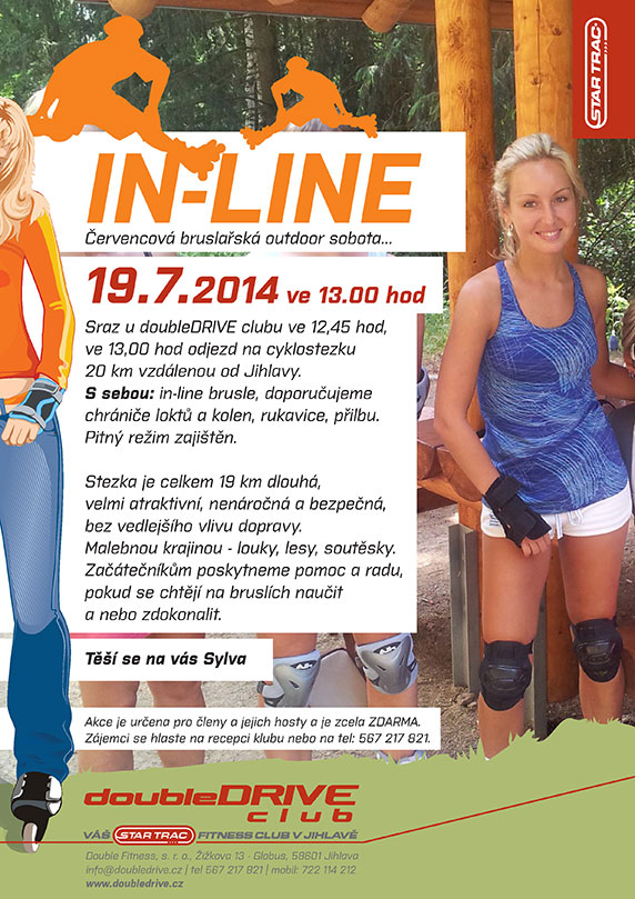 inline s fitness klubem doubleDRIVE Jihlava