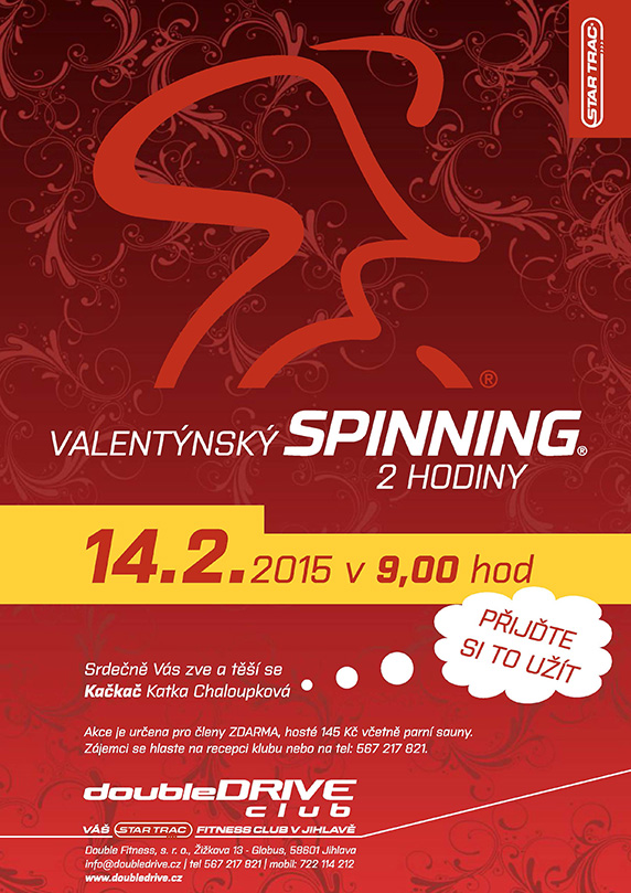 Valentýnský Spinning® - 2 hodiny