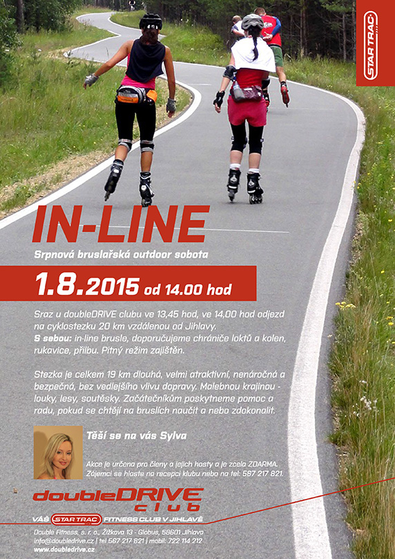 inline s fitness klubem doubleDRIVE Jihlava