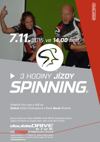 3 hodiny Spinning