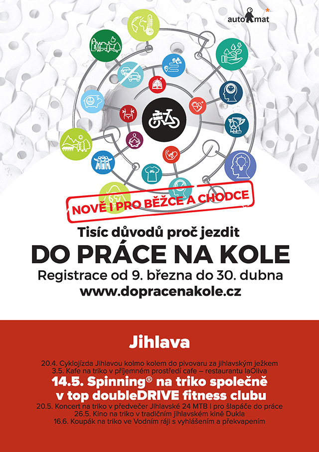 Spinning® na triko / akce Do práce na kole - 14. 5. 2016