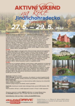 Jindřichohradecko - Cyklovíkend 27. 5. – 29. 5. 2022