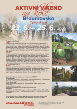 Broumovsko na kole - Cyklovíkend 23. 6. – 25. 6. 2023
