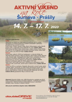 Cyklovíkend Šumava - Prášily 14. 7. – 17. 7. 2023