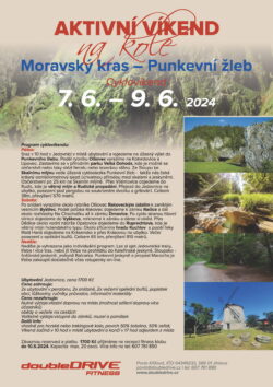 Cyklovíkend Moravský kras – Punkevní žleb 7. 6. – 9. 6. 2024