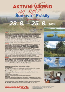 Cyklovíkend Šumava - Prášily 23. 8. – 25. 8. 2024